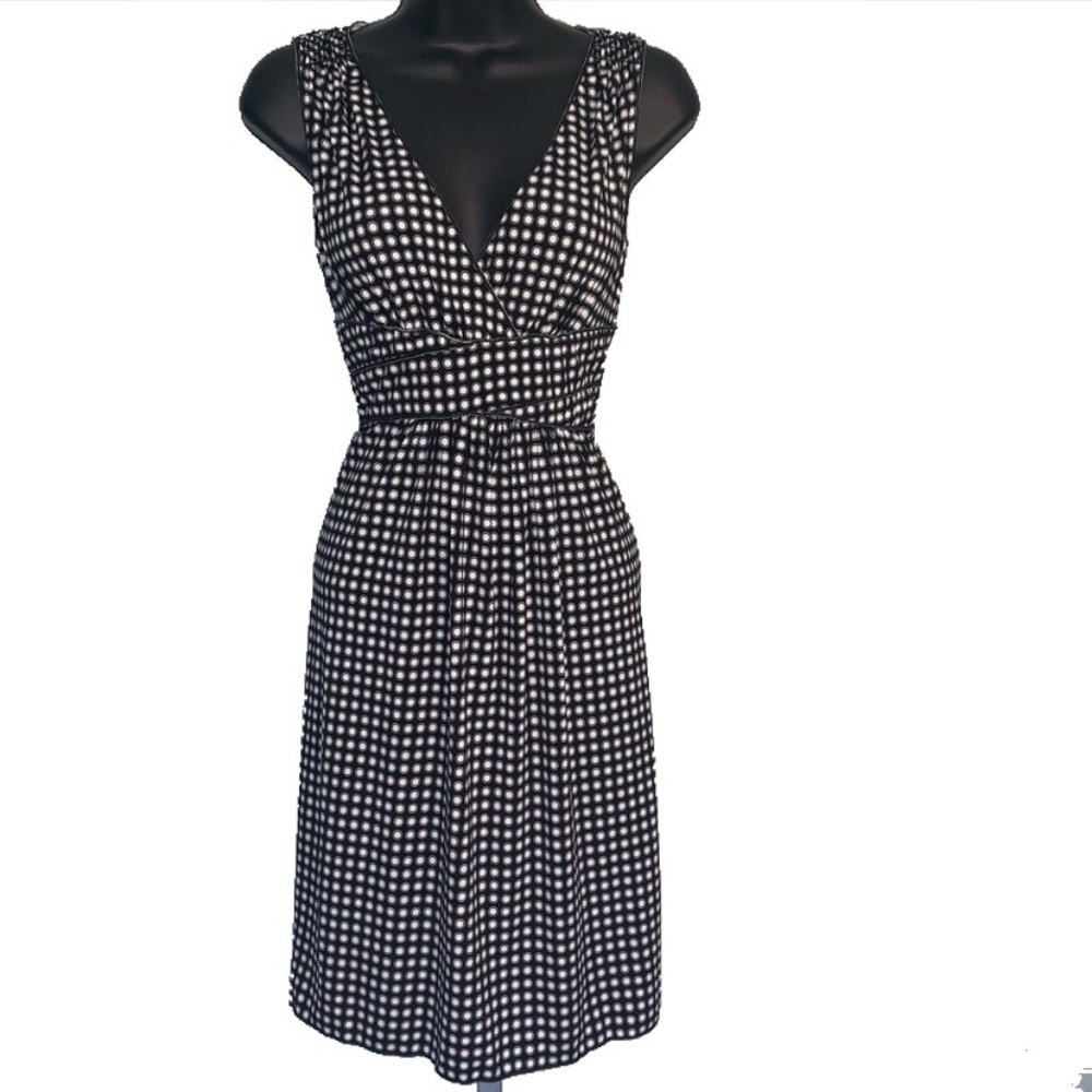 Stretchy surplice dress